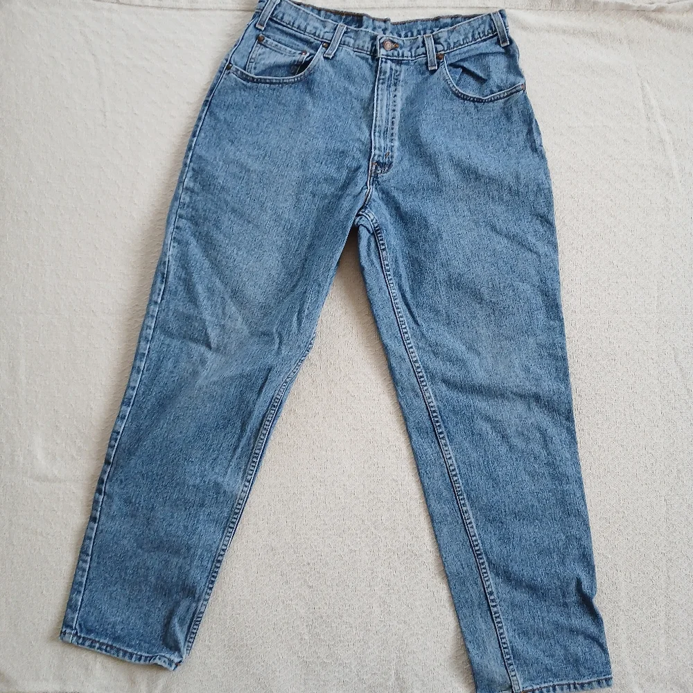 levi's 545 loose vintage 90s jeans 36×32 brown tab retro